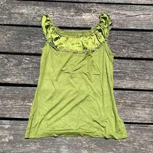 Ann Taylor Green Tank Top Size US S